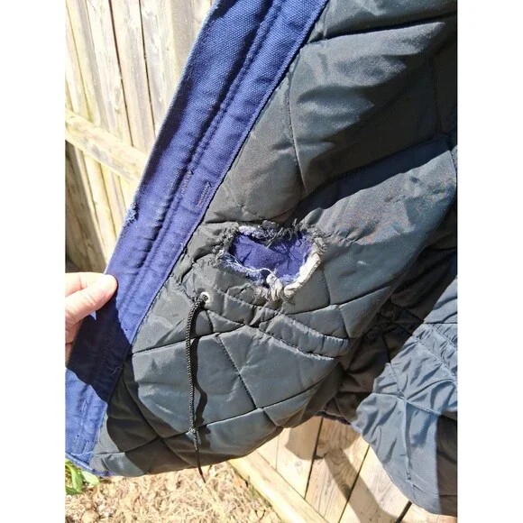 Carhartt Men's Blue Jacket Coat Classic Vintage - Picture 9 of 9